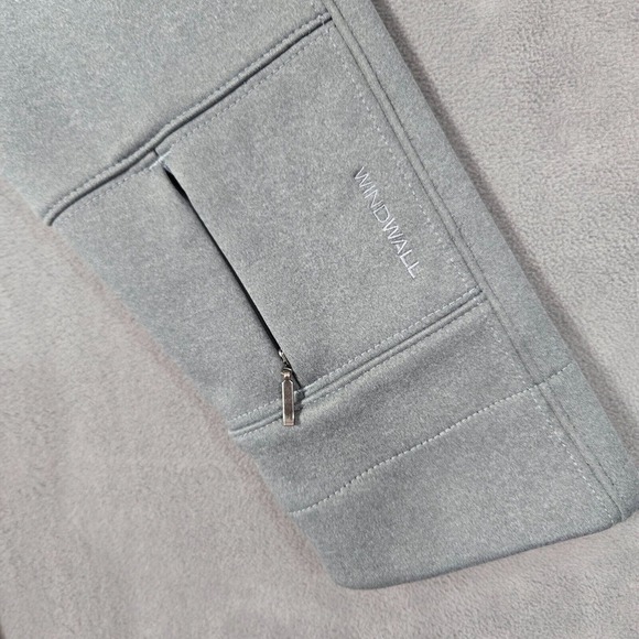 The North Face womens Large fleece Full Zip WindWall Softshell Gray *FLAW*‎ - Picture 3 of 11